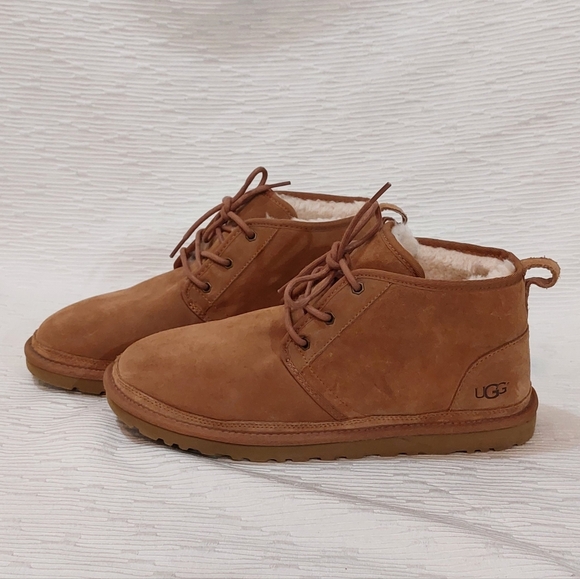 UGG Other - UGG Men's Tan Suede Neumel Lace Up Shoes Size 13